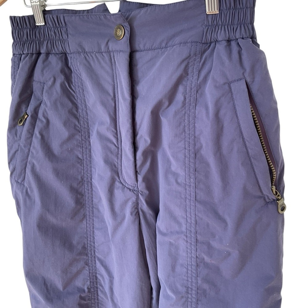 Vintage purple ski pants high waisted medium - Picture 8 of 8